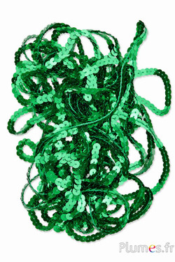 Paillettenband - Breite 5 mm - grün